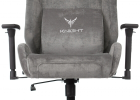 Knight N1 Fabric серый Light-19 с подголов. крестовина металл